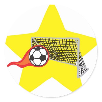 Soccer star! Customizable: Sticker