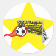 Soccer star!  Customisable: Sticker