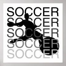 SOCCER T-shirts and Gifts Posters