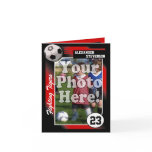 Soccer Trading Card, Custom Colour & Size See Belo