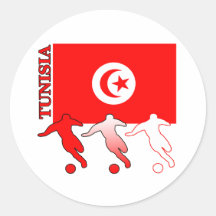 Soccer Tunisia Sticker