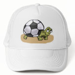 Soccer Turtle Trucker Hat