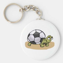 Soccer Turtle Keychains