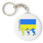 Soccer Ukraine keychains