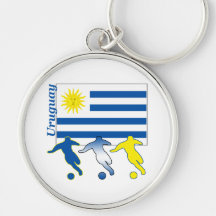 Soccer Uruguay Key Chains