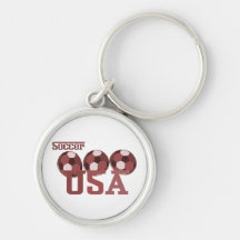 Soccer USA gifts & greetings Keychains