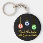 SoccerChick Deck The Halls Key Chain