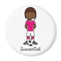 SoccerGirl Magnets