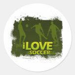 SocceriGuide Corner Kick Round Sticker