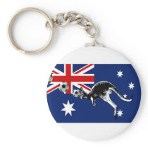 socceroos flag of Australia gifts Key Chains
