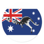 socceroos flag of Australia gifts Sticker