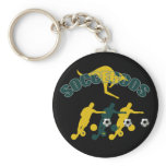 Socceroos soccer players Bend it Kangaroo gifts Key Chain