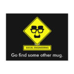 Social Engineering Postcard