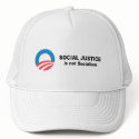 Social Justice is not socialism hats
