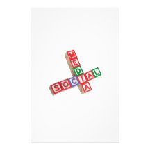 Social media customized stationery