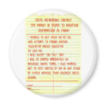 Social Networking Contract For Creeping Parents magnets