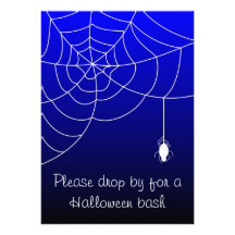 Social Spider Halloween Invitation