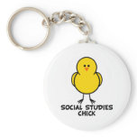 Social Studies Chick keychains