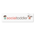 Social Toddler Bumper Stickers bumper stickers