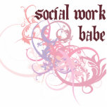Social Work Babe photo sculptures