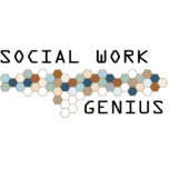 Social Work Genius photo sculptures