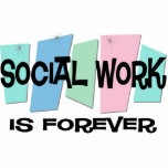 Social Work Is Forever photo sculptures