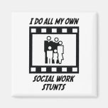 Social Work Stunts Magnets