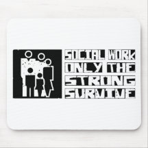 Social Work Survive Mouse Pad