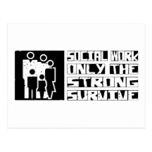 Social Work Survive Postcards