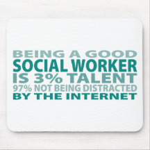 Social Worker 3% Talent Mouse Pad