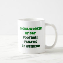 Social Worker by Day Football Fanatic by Weekend Mug