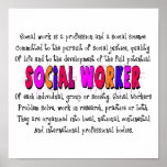 Social Worker Canvas Art Print ~~Definition~~