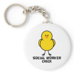 Social Worker Chick keychains