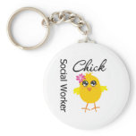 Social Worker Chick keychains