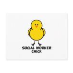 Social Worker Chick postcards