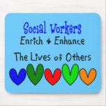 Social Worker Gifts mousepads