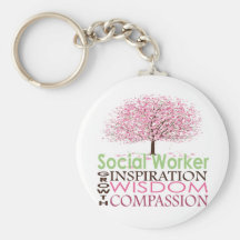 Social Worker Keychain