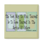 Social Worker (Mahandas Gandhi Quote) magnets