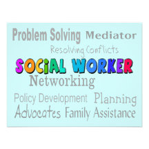 Social Worker Professional Duties Design Personalized Announcements