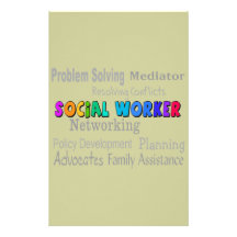 Social Worker Professional Duties Design Stationery Paper