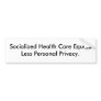 Socialised Health Care EqualsLess Personal Priv...