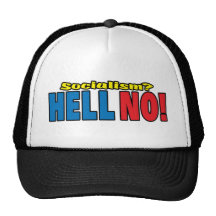 Socialism? HELL NO! Mesh Hats