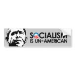 Socialism is un-American bumper stickers