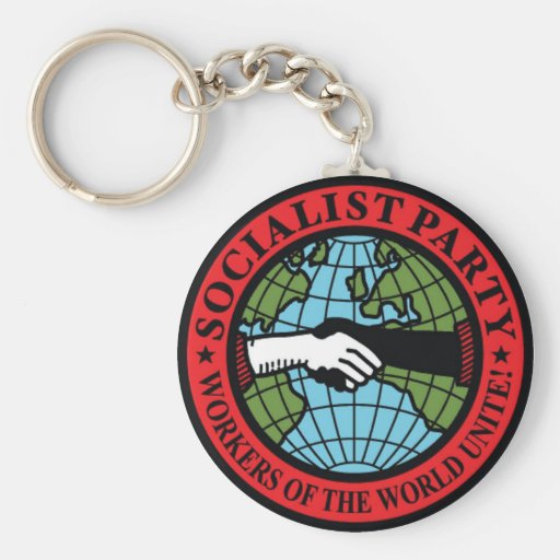 SOCIALIST PARTY USA KEYCHAIN