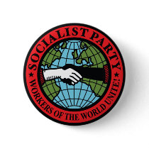 SOCIALIST PARTY USA PINBACK BUTTON