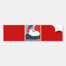 socialist santa bumper stickers