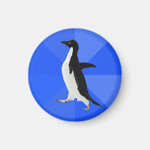 Socially Awkward Penguin ("Customise" to add text) Refrigerator Magnets