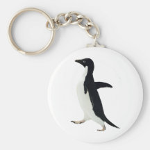 Socially Awkward Penguin Key Chain