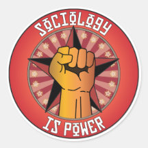 Sociology Is Power Stickers