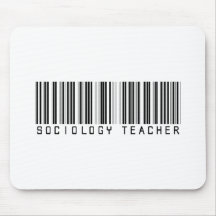 Sociology Teacher Bar Code Mouse Mats